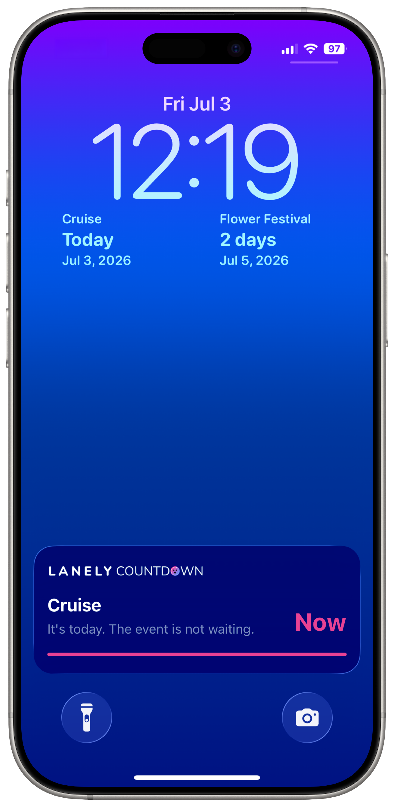 Live Activity and Lock Screen widget