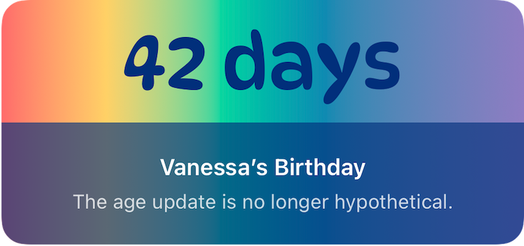 Lanely Countdown widget